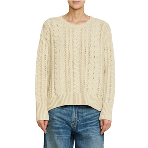 Aritzia Babaton Fisherman Sweater
Cable Knit Chunky Oversized Cream XS
Small 1